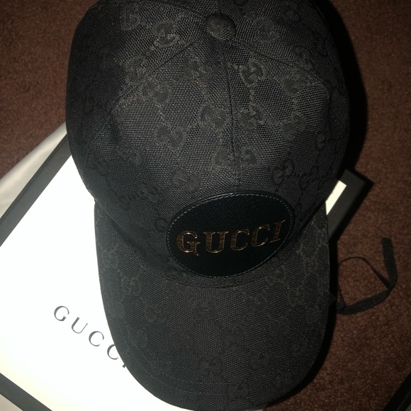 Gucci blk baseball hat small excellent condition main image 5